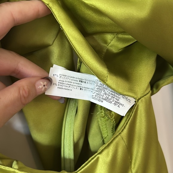 ZARA | Rare Blogger’s Fave Lime Satin Sleeveless Jump Suit Romper - Picture 16 of 16